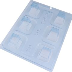 BWB Chocolate Mould 3-part - Open Cube 