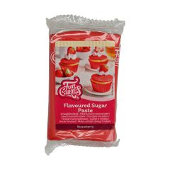 FunCakes Flavoured Sugar Paste Strawberry 250 g