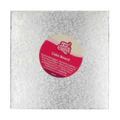 FunCakes Cake Board Square 22,5 x 22,5 cm - Silver