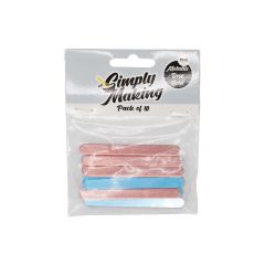 Simply Making Cakesicle Sticks pk/10 - Mirror Rose Gold - 76 mm 